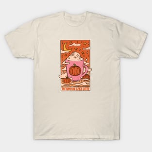 Pumpkin Spice Tarot Card T-Shirt